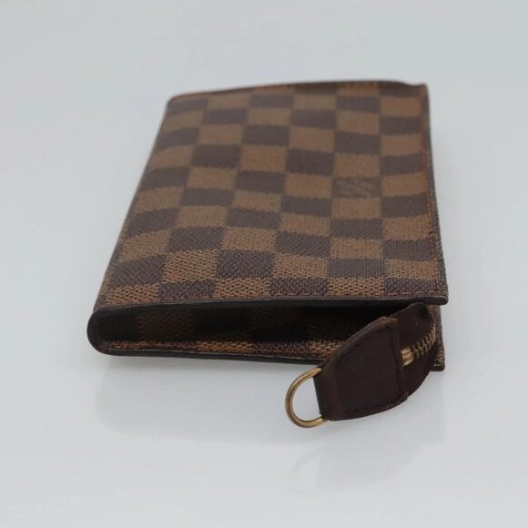 LOUIS VUITTON Damier Ebene Marais Pouch LV Auth - Picture 9 of 14